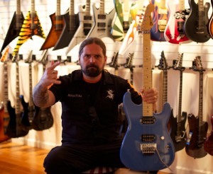 Andreas Kisser with Charvel