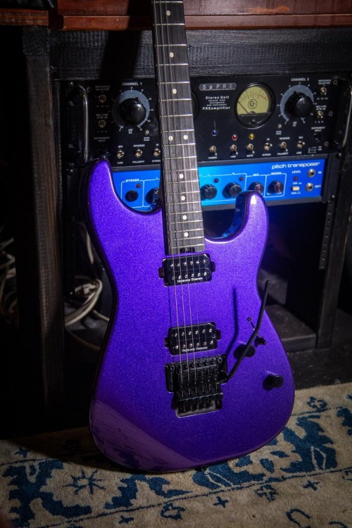 Purple charvel deals guitar